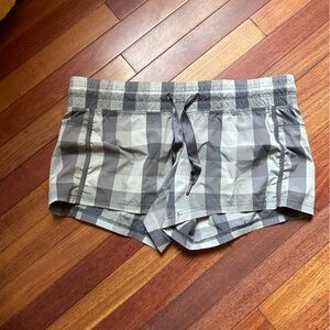 Lululemon plaid shorts